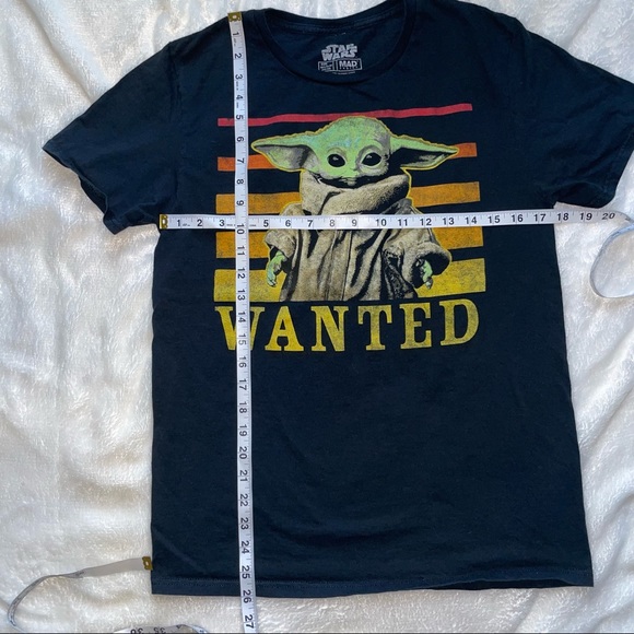 Star Wars The Child Mandalorian Wanted Men's T-shirt size medium black * - Picture 5 of 8